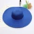 Import 2020 Promotions Cheap Wholesale Folding Sun Visor women straw hats pure color plain straw hats from China