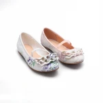 2021 Hot Sale Custom Comfortable High Quality Kids Dress Shoes Girls Women Ballet Flats Fashionable