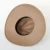 Import 2021 Wholesale Custom Brown Wide Brim 100% wool fashionable Felt fedora Cowboy Hats with feather from China