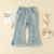 Import 2022 New Spring Autumn Children Denim Pants Cotton Flower Embroidery Casual Baby Girl Jeans from China