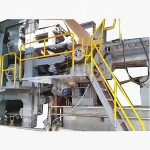 2100mm Kraft Corrugated Cardboard Paper Roll Making Machinery Paper Recycling Plant