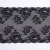 23Cm Nylon Spandex Chantilly Black Elastic Lace Trim For Panty Underwear