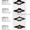 24" RV Stabilizing Scissor Jack (2 packs), Fits Pop-Up Campers and Travel Trailers, Can Support Up to 5000 lbs