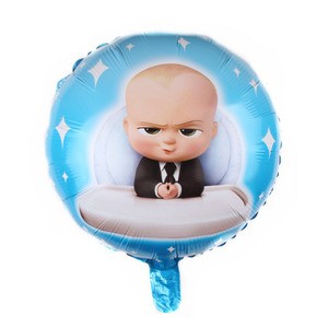 Buy 24pcs/set Cartoon Boss Baby Balloon Happy Birthday Foil Helium ...