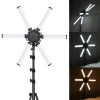 26 inch portable six-arm light photography light live fill ligh and Video shooting for Tik Tok