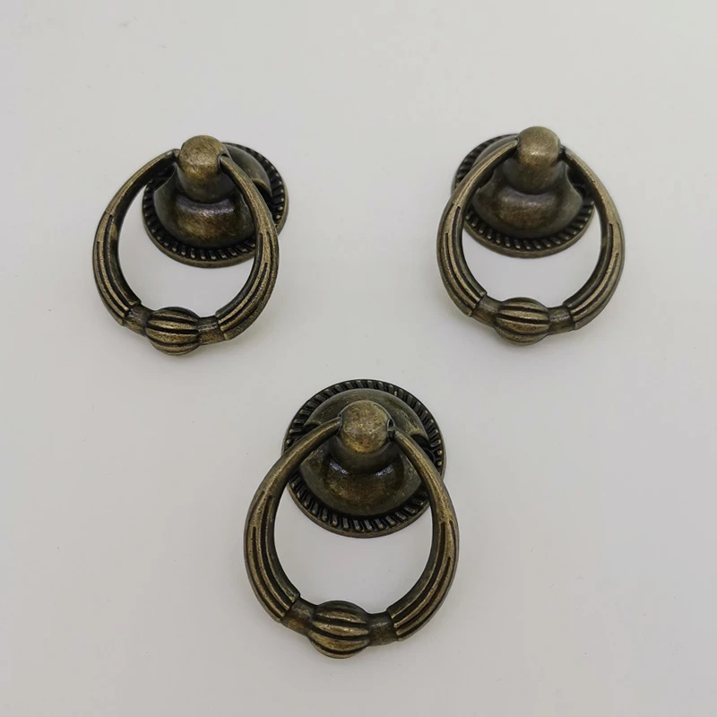 27mm pull ring drawer knocker vintage round circle ring handle Door Knocker