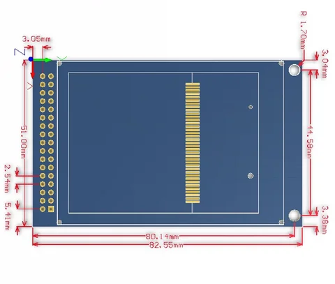 Buy 2.8-inch Tft Lcd Touch Color Screen Module Ili9341 Drives Mcu ...