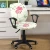 Import 2pcs Dining Office Chair Covers Spandex Computer Chair Slipcover Flower Printed Removable Rotating Chair Cover Stretch Slipcover from China