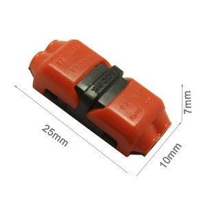 2Pins FORM Spring LED Connector Light Strip Connection Wire Without Welding Quick Screw Connector Cable Clamp Terminal Block