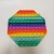 Import 30 cm Normal Shape Rainbow Silicone popper that Fidget Toy Anxiety Stress Bubble Sensory Toy Set from China