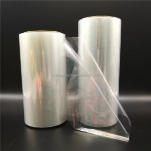 30 micron polyolefin heat shrink film heat shrink plastic film with single wound