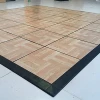310*310*12mm seamless portable wooden dance floor tiles use for your dance indoor or outdoor