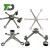 Import 316 Stainless Steel Two Arms 90 Degree Satin Glass Spider For Glass Wall from China