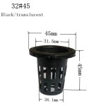 32#45 Greenhouse Use Plastic products PP Hydroponic Growing System flower Mesh Net Pot