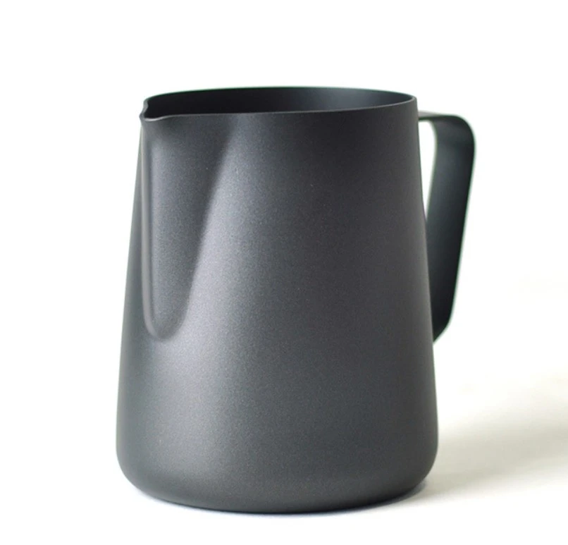 350ml ,600ml Black Stainless steel coffee tools, barista kit steam pitcher