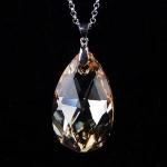 38mm Asfour quality crystal almond for chandelier and crafts