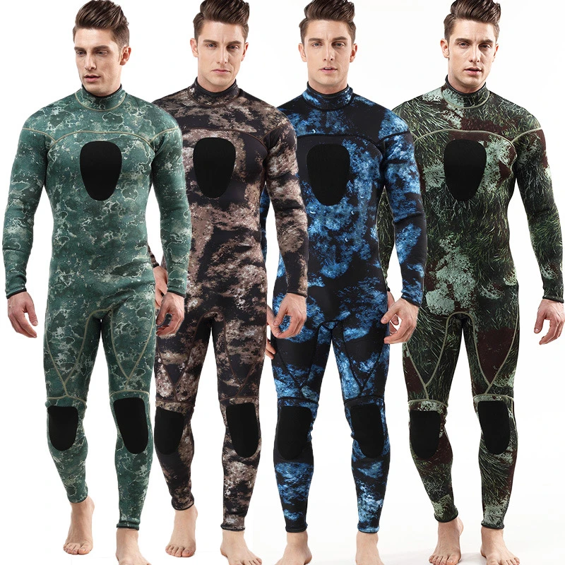3MM Mens WetSuit S-3XL Full Bodysuit Super Elasticity Diving Suit For Swimming Surfing Snorkeling Elastic Adjustable Cloth Warm