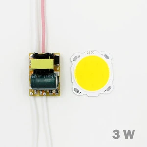 3W 5W 7W 10W 12W 15W 20W 25W 30W COB led chip board panel for led spotlight lamp led lamp+110-240V input LED power supply driver