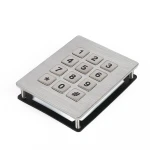 3x4  numeric stainless steel keyboard metal dome telephone entry systems keypad