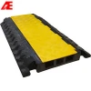 4-Channel Plastic Car Ramps Cable Protector in Speed Bump for Events Place