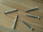 45#/55# steel factory hot sale white zinc plated black or brush paint high quality concrete nails