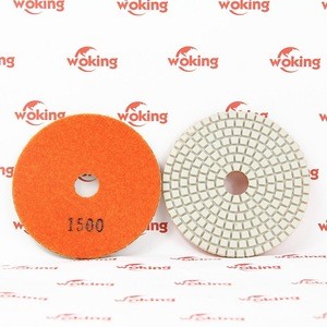 4&quot; Dry Wet Granite Diamond Polishing Pads for Angle Grinder