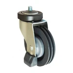 4"5" durable Escalator shopping cart pu swivel wheel caster