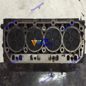 4TNV106 Used Complete Cylinder Head Assembly Assy With Valve Spring  For Yanmar Excavator Loader Tractor Diesel Engine Parts