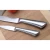 Import 5 pcs 430 handle stainless steel kitchen knife set with acrylic block customized logo from China