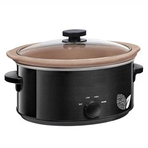5 QT Oval  Slow Cooker with ETL approval