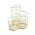 Import 551-5A3 Hexagon Metal Gold Pen Holder Basket Stationery Storage Container for Office Home School from China
