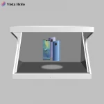 55" 180 degree Holographic Pyramid Display,Hologram Image Projection Screen,LED Monitor