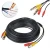Import 5m to 100m BNC Video Power Cable Security Camera Wire accessories for CCTV DVR Surveillance System coaxial asdi cable from China