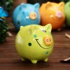 6 Colors Cute Piggy Bank Money Boxes Pig Piggy Bank Creamic