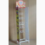 6 Layer Single Sided Metal Rack Pets Food Display with Printed Signs (PHY342)