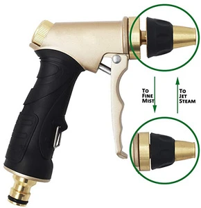 6 Pattern Metal High Pressure Hand Water Spray Gun