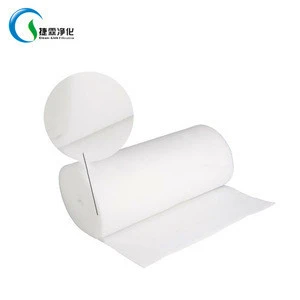 600g paint spray booth roll ceiling air filter air inlet filter roll ceiling filter