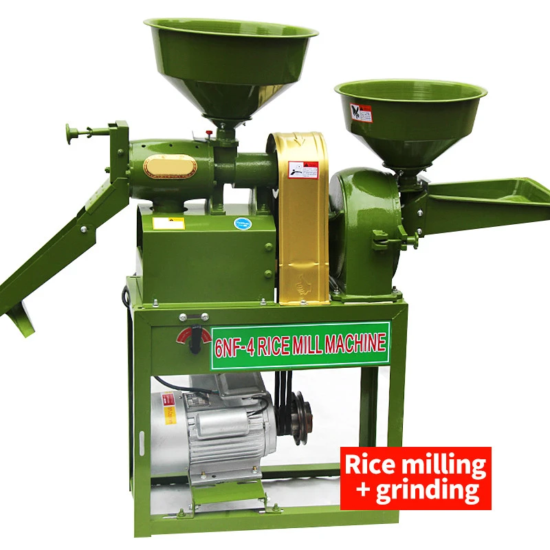 6NF-4 paddy dehusker home use  combined paddy rice mill machine for sale compact rice mill rice sheller price