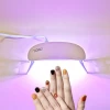 6W pocketable nail dryer UV LED gel nail curing lamp light electric