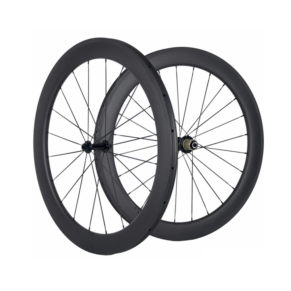 700C RX6023W Clincher V brake wheel Factory Wholesales Carbon Road Bike Wheels  Customized Logo Wheel