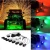 Import 8 Pod Led Rock Lights Kits with Bluetooth Controller for Car Truck ATV UTV SUV Offroad Boat Underglow light from China