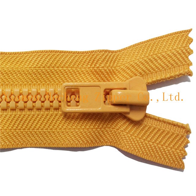 8# Special Purpose Resin Open End Zipper With Reflective Tape