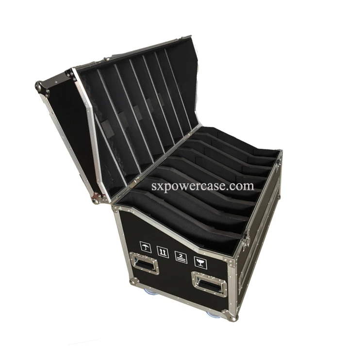 8in1 P3 LED Display Screen Touring Flight Road Cases For LED Packing Transport Storage Protection