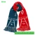 Import A108 High quality custom acrylic knitted football scarf from China