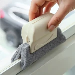 A2504  Household Magical Cleaner Slide Tools Floor Gap Trough Ditch Dust  Wiper Brushes Cleaning Window Groove Brush