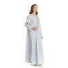 Abayas Dubai Solid Print Islamic+Clothing Hot Sale Prayer Muslim Dresses Unique Kaftan Abaya