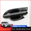 ABS Chrome Car Outside Door Handle Cover Exterior Door Handle Bowl Cover for Toyota RAV4 XA50 Accessories2020