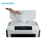 AC DC solar panel and battery 12v portable cooler water air cooler with solar 1pies