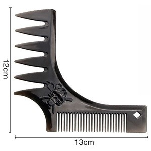 Accessory Barber Shop Styling Tool Salon Men Beard Hairdressing Fork Wide Teeth Oil Hairbrush Comb