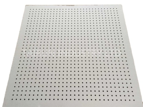 Buy Acoustic Gypsum Ceiling Pvc Laminated Sound Proof With Holes from ...